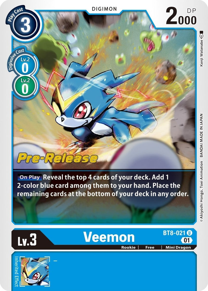 Image for Veemon [New Awakening Pre-Release Cards]
