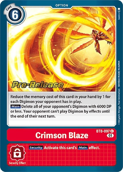 Image for Crimson Blaze [New Awakening Pre-Release Cards]