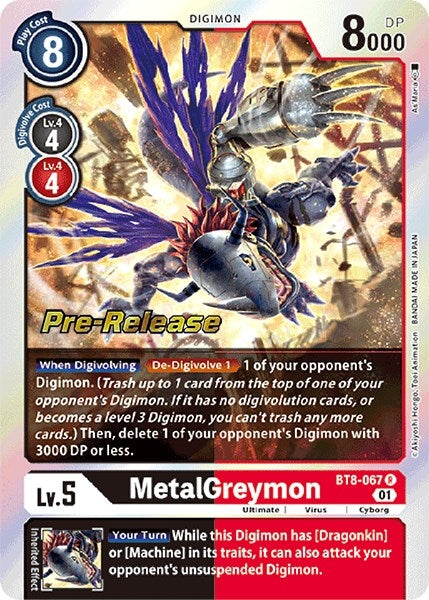 Image for MetalGreymon [New Awakening Pre-Release Cards]