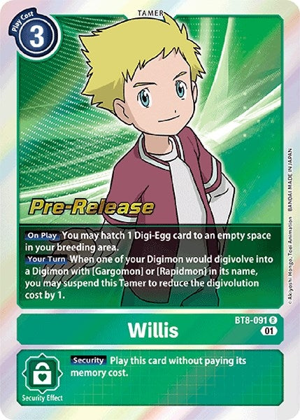 Image for Willis [New Awakening Pre-Release Cards]