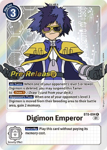 Image for Digimon Emperor [New Awakening Pre-Release Cards]