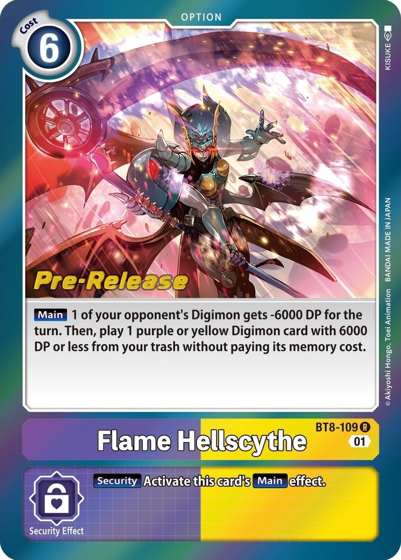 Image for Flame Hellscythe [New Awakening Pre-Release Cards]