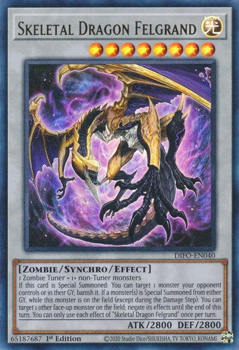 Skeletal Dragon Felgrand (DIFO-EN040) [DIFO]