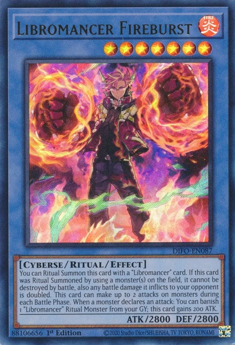 Libromancer Fireburst (DIFO-EN087) [DIFO]