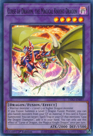 Curse of Dragon the Magical Knight Dragon (DIFO-EN097) [DIFO]