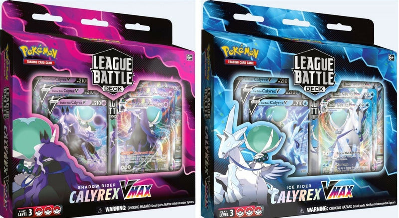 League Battle Deck Shadow Rider Ice Rider Calyrex VMAX Set of 2 [MCAP]