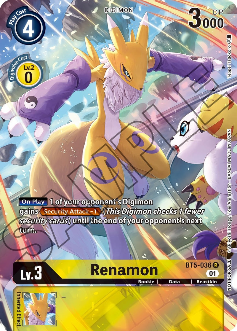 Image for Renamon (Tamer's Card Set 1) [Battle of Omni]