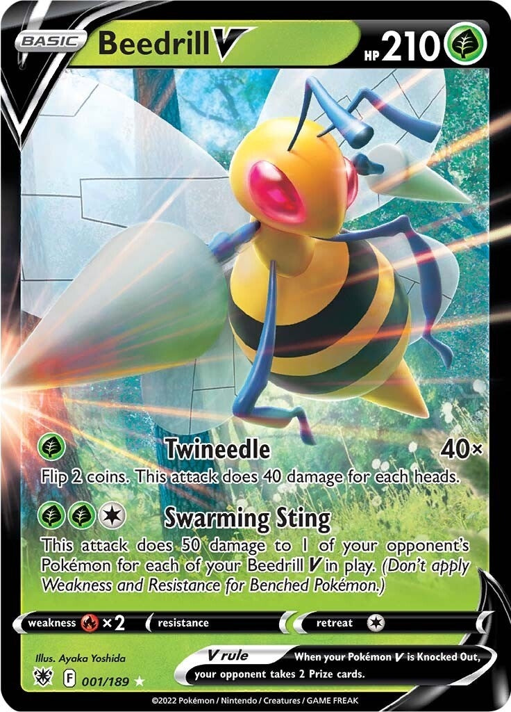 Beedrill V (001/189) [SWSH10]