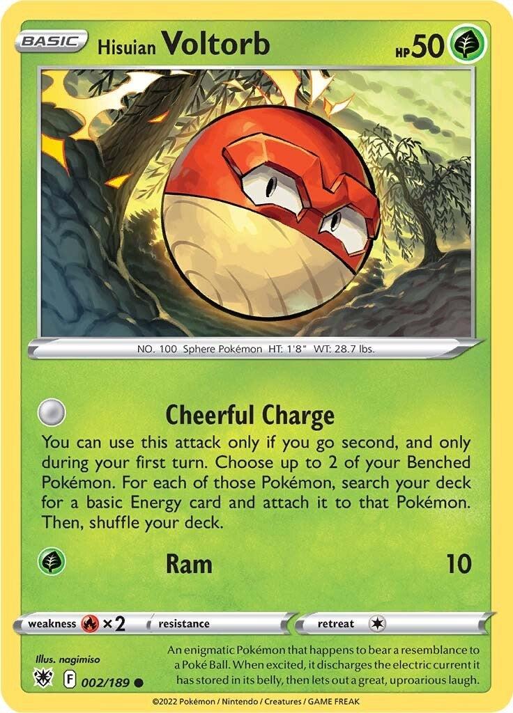 Hisuian Voltorb (002/189) [SWSH10]