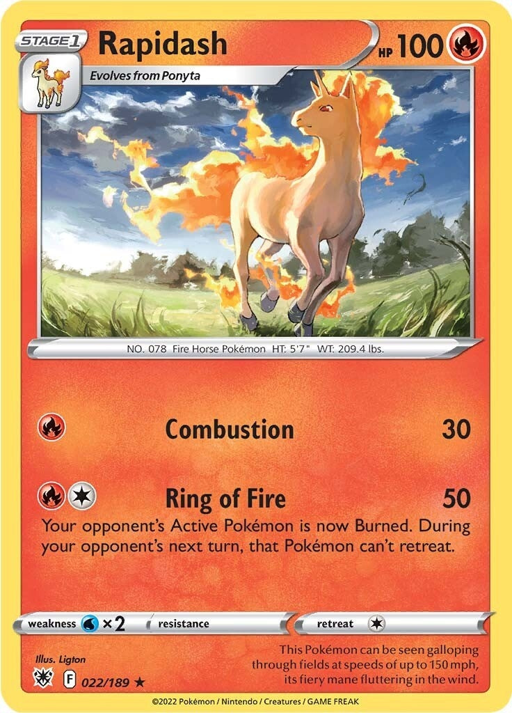 Rapidash (022/189) [SWSH10]