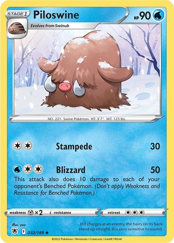 Piloswine (032/189) [SWSH10]
