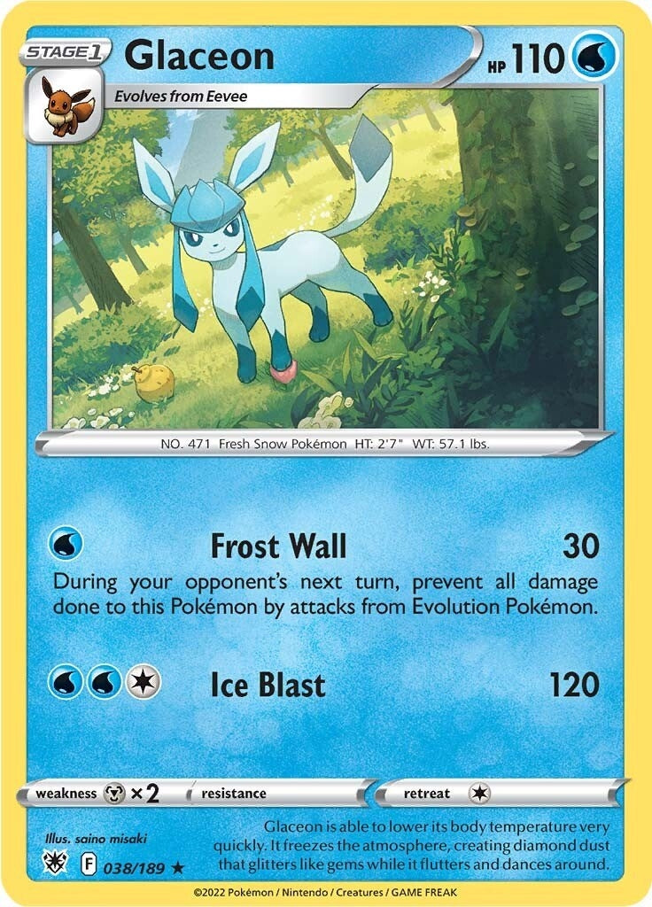 Glaceon (038/189) [SWSH10]