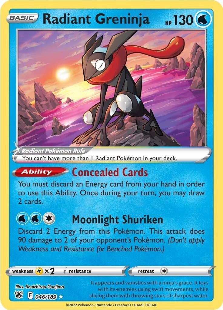 Radiant Greninja (046/189) [SWSH10]