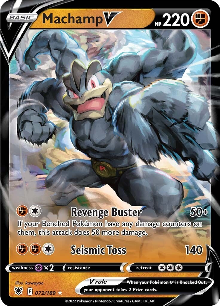 Machamp V (072/189) [SWSH10]