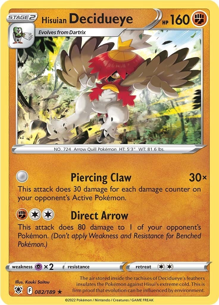 Hisuian Decidueye (082/189) [SWSH10]