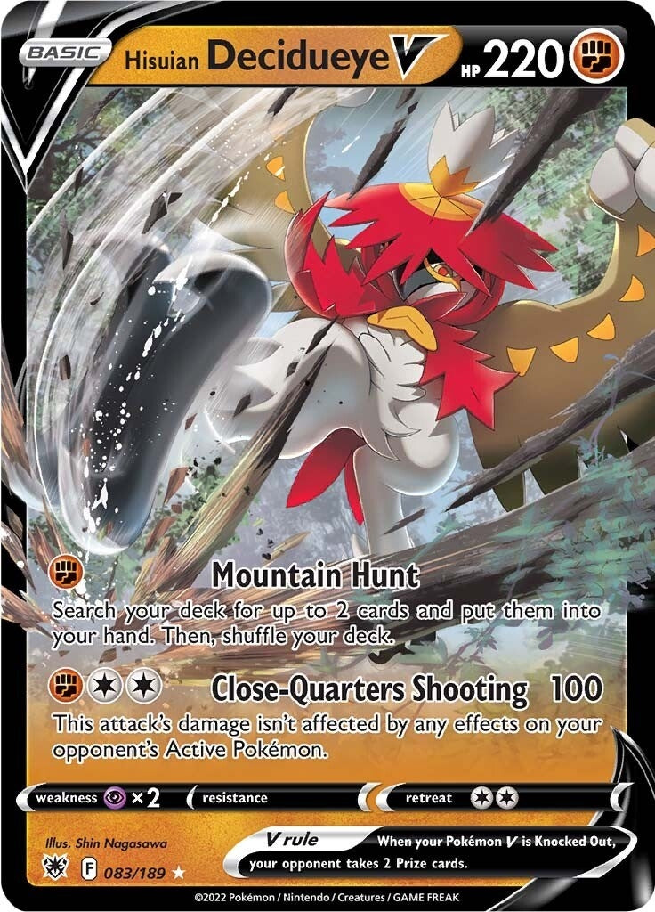 Hisuian Decidueye V (083/189) [SWSH10]
