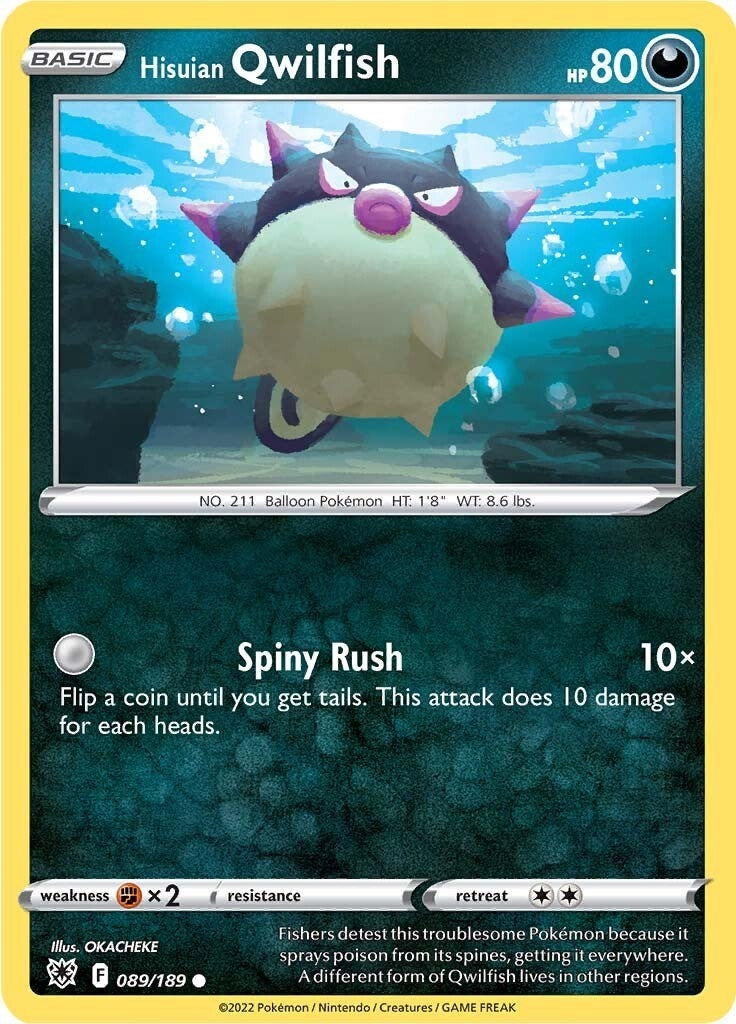 Hisuian Qwilfish 89 (089/189) [SWSH10]