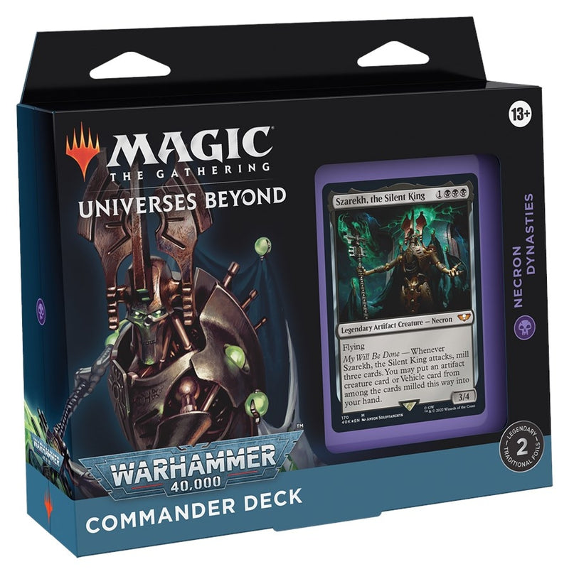 Universes Beyond Warhammer 40000 Necron Dynasties Commander Deck [40K]