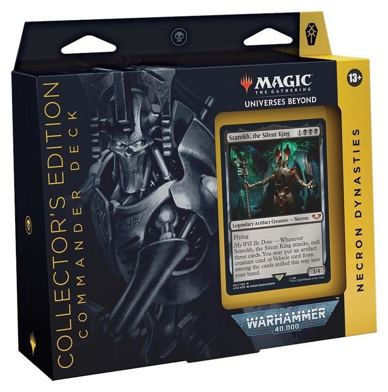 Universes Beyond Warhammer 40000 Necron Dynasties Commander Deck Collectors Edition [40K]
