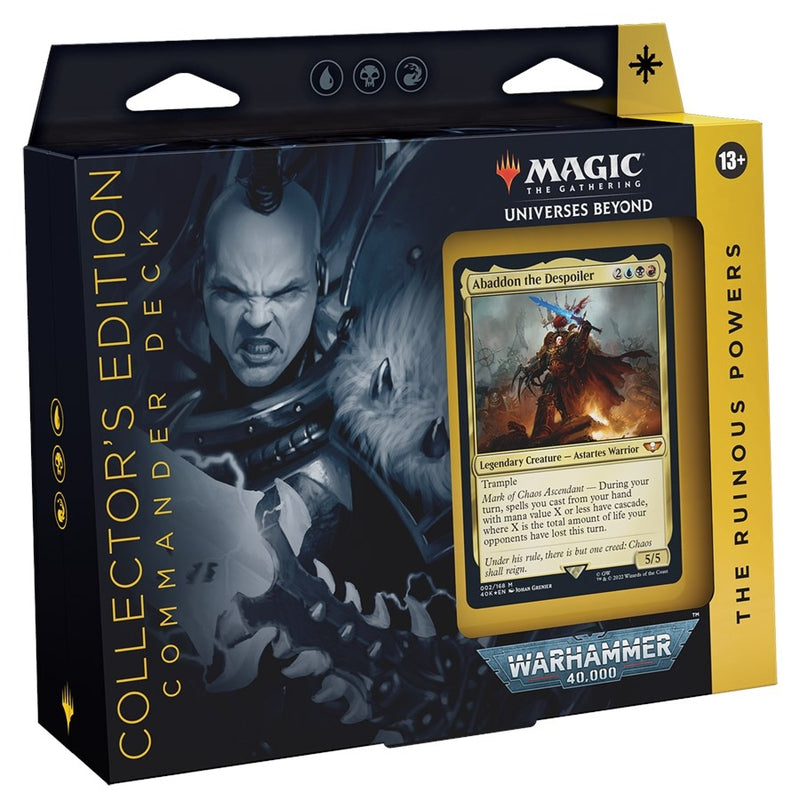 Universes Beyond Warhammer 40000 The Ruinous Powers Commander Deck Collectors Edition [40K]