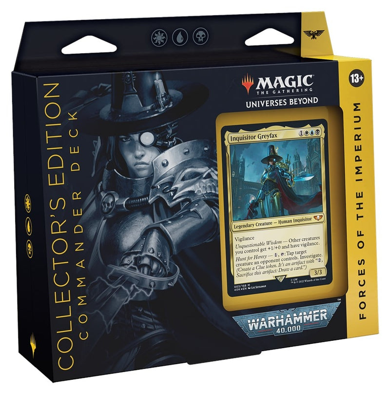 Universes Beyond Warhammer 40000 Forces of the Imperium Commander Deck Collectors Edition [40K]