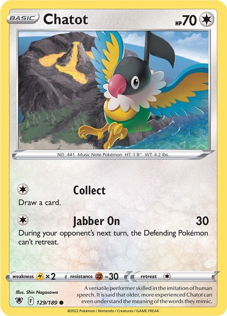 Chatot (129/189) [SWSH10]