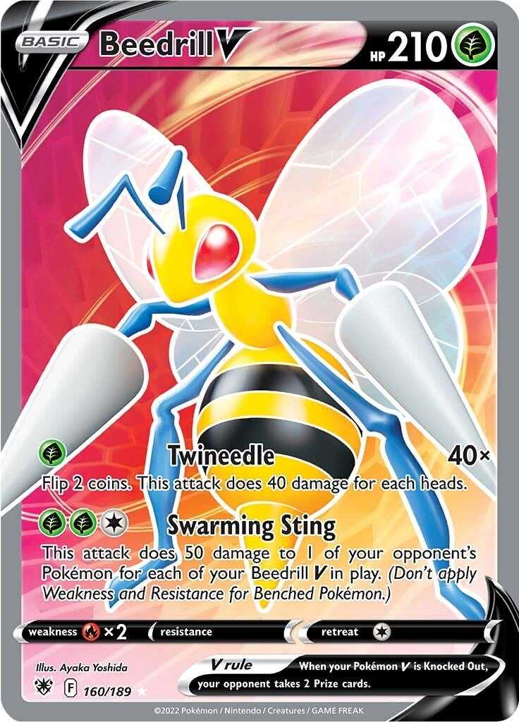 Beedrill V Full Art (160/189) [SWSH10]