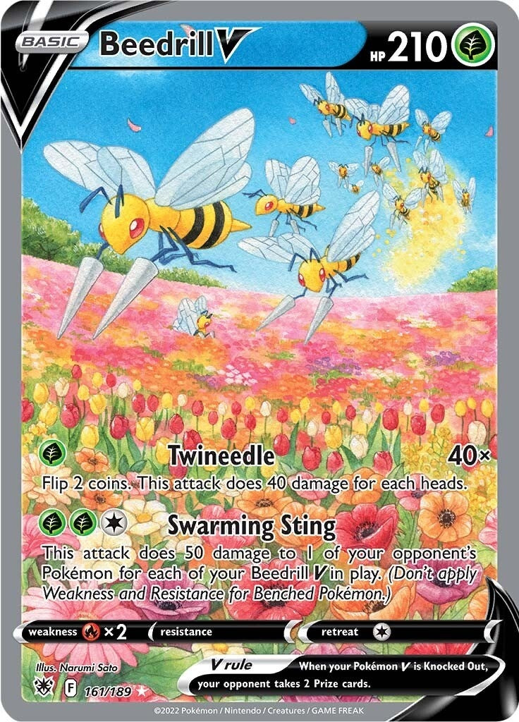 Beedrill V Alternate Full Art (161/189) [SWSH10]