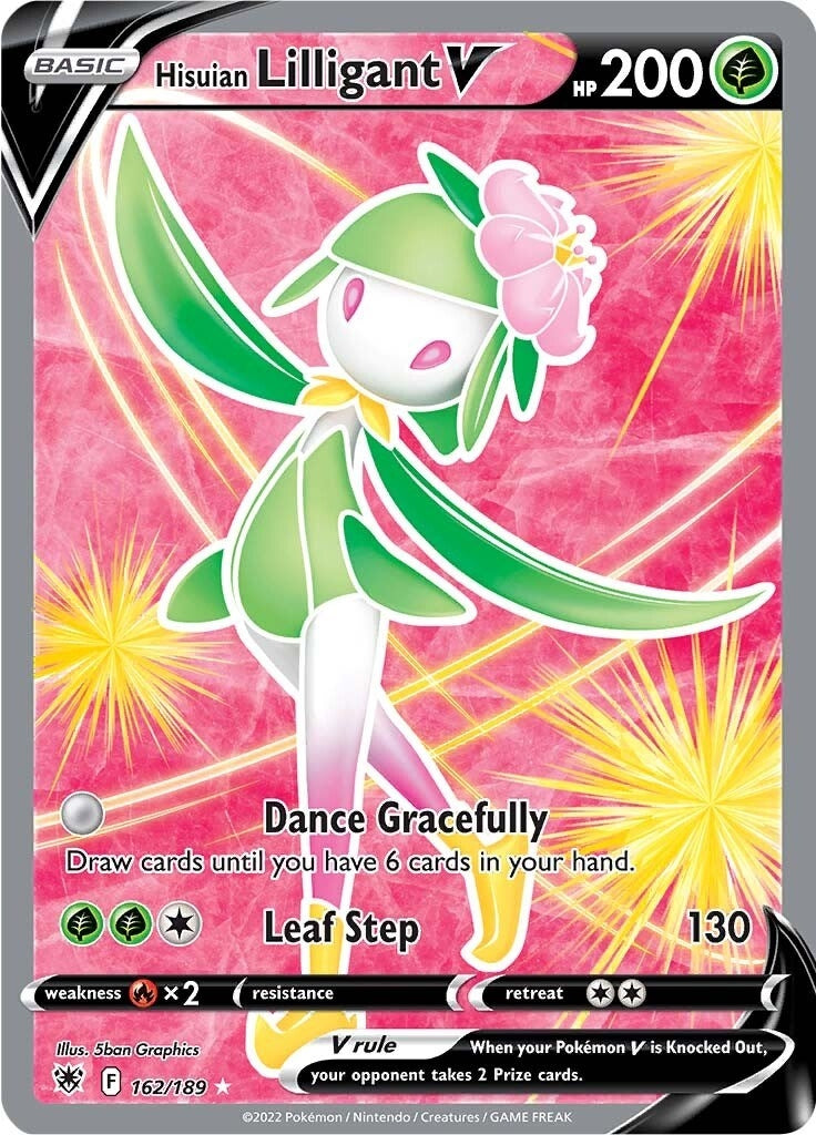 Hisuian Lilligant V Full Art (162/189) [SWSH10]