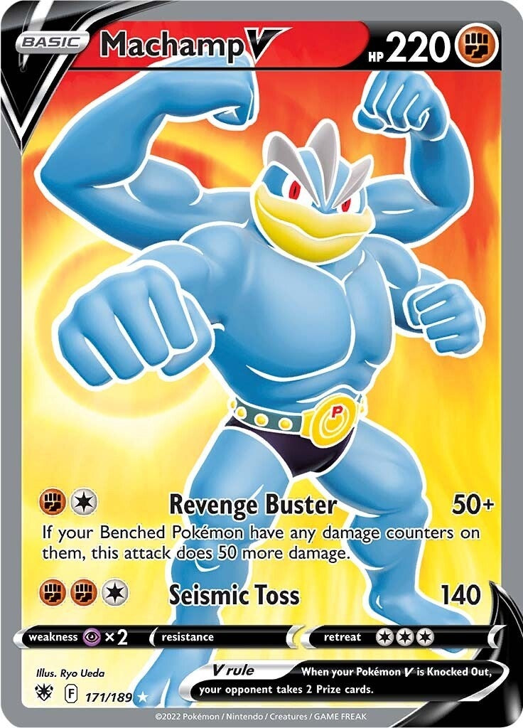 Machamp V Full Art (171/189) [SWSH10]