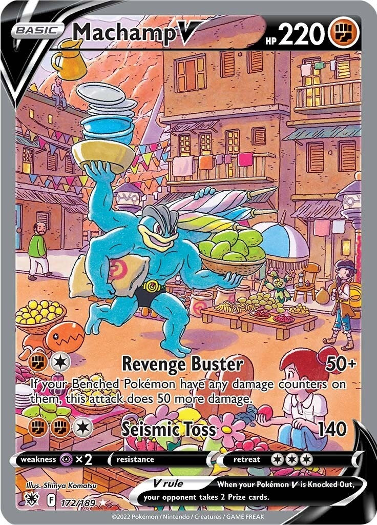 Machamp V Alternate Full Art (172/189) [SWSH10]