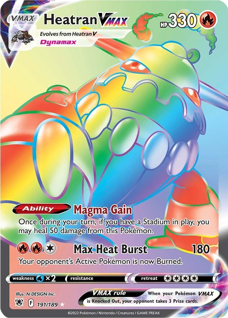 Heatran VMAX Secret (191/189) [SWSH10]