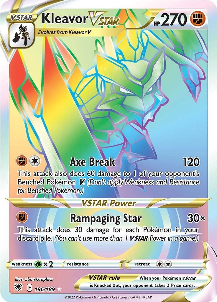 Kleavor VSTAR Secret (196/189) [SWSH10]