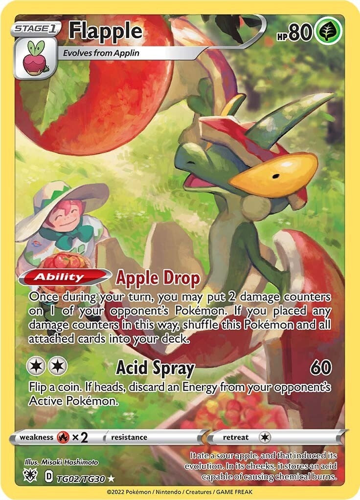 Flapple (TG02/TG30) (SWSH10: Astral Radiance Trainer Gallery)
