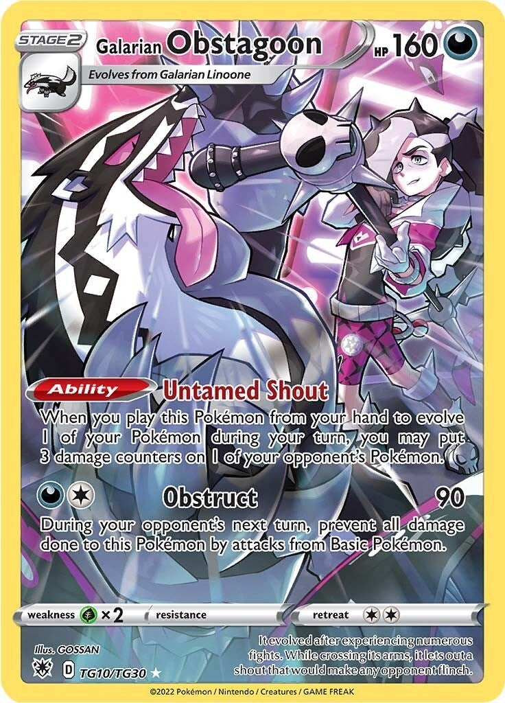 Galarian Obstagoon (TG10/TG30) [SWSH10:TG]