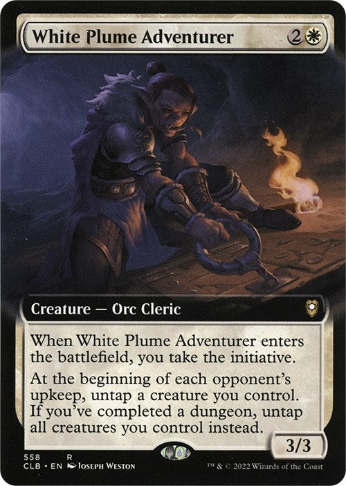 White Plume Adventurer Extended Art (558) [CLB]