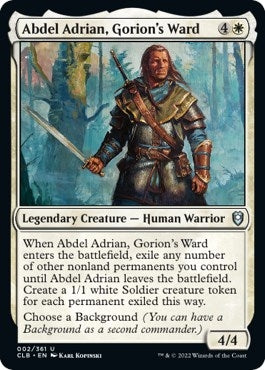 Abdel Adrian, Gorion's Ward [Commander Legends: Battle for Baldur's Gate]