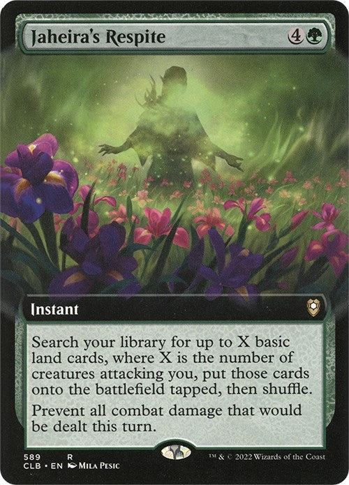 Jaheiras Respite Extended Art (589) [CLB]