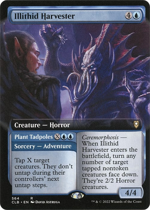 Illithid Harvester Extended Art (564) [CLB]