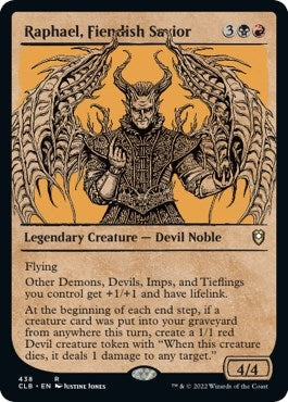 Raphael, Fiendish Savior (Showcase) [Commander Legends: Battle for Baldur's Gate]