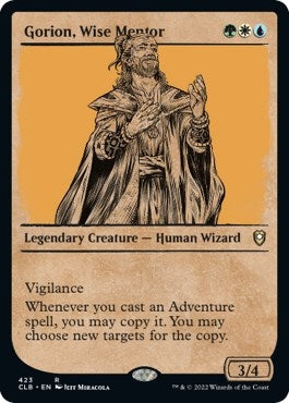 Gorion, Wise Mentor (Showcase) [Commander Legends: Battle for Baldur's Gate]