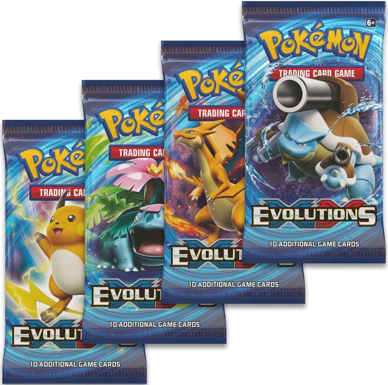 Evolutions Booster Pack Art Bundle Set of 4 [EVO]