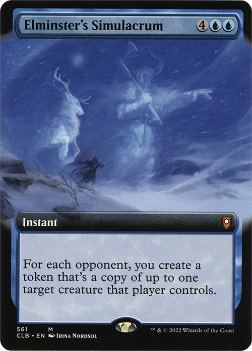 Elminsters Simulacrum Extended Art (561) [CLB]