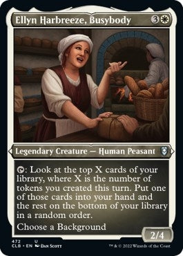 Ellyn Harbreeze, Busybody (Foil Etched) [Commander Legends: Battle for Baldur's Gate]