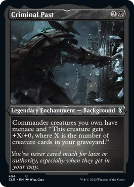 Criminal Past Foil Etched (494) [CLB]