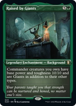 Raised by Giants Foil Etched (520) [CLB]