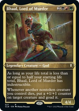 Bhaal Lord of Murder Foil Etched (527) [CLB]