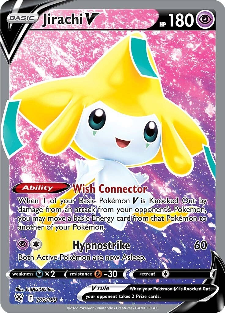 Jirachi V Full Art (170/189) [SWSH10]