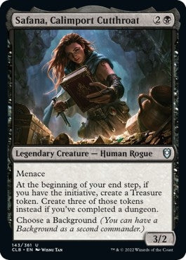 Safana, Calimport Cutthroat [Commander Legends: Battle for Baldur's Gate]