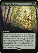 Majestic Genesis (Extended Art) [Commander Legends: Battle for Baldur's Gate]